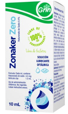 Zonaker Zero Gotas 0.4% 10Ml (Hialuronato De Sodio)