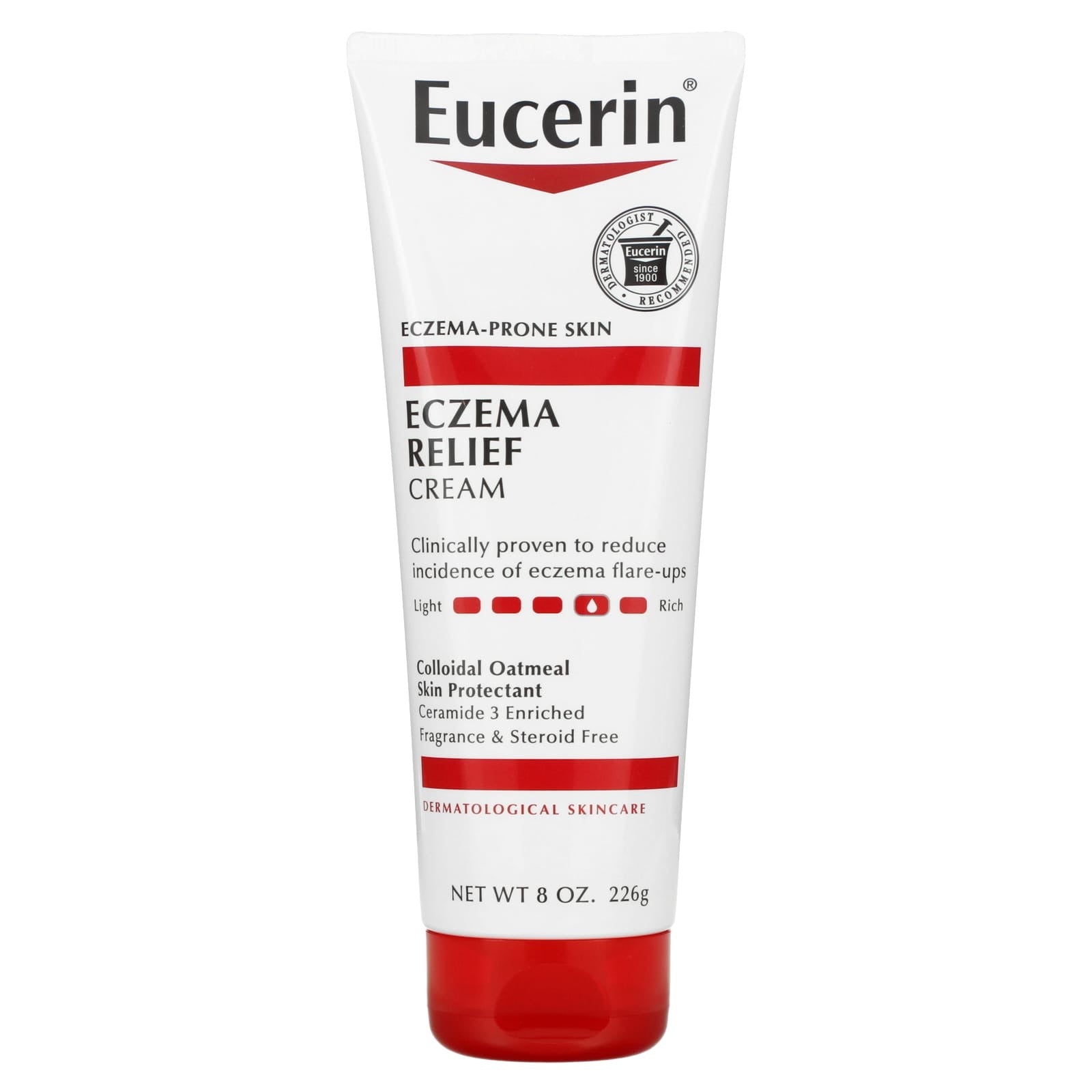 Eucerin Crema Corporal Para Aliviar Eczema Sin Fragancia 226G