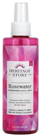 Heritage Store Agua De Rosas Spray Efecto Bruma Refrescante 237Ml