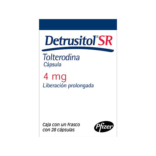 Detrusitol Sr 4Mg Con 28 Tabletas (Tolterodina)