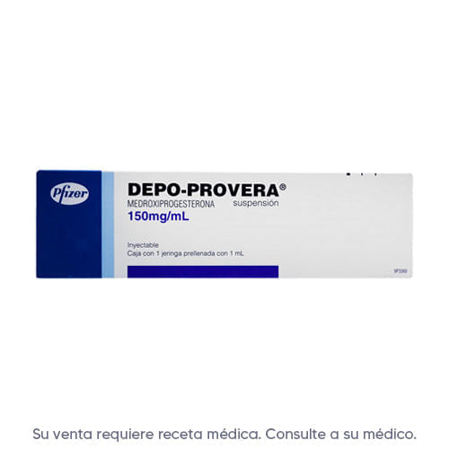 Depo-Provera Jeringa 150Mg/Ml 1Ml Con 1 (Medroxiprogesterona)