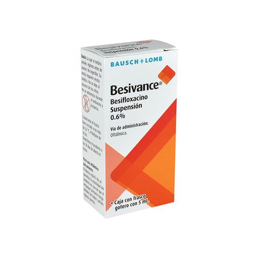 Besivance Gotas 0.6% 5Ml (Besifloxacino)