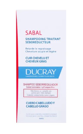 Ducray Shampoo Sabal Regulador De Caspa Y Limpieza Profunda 200Ml