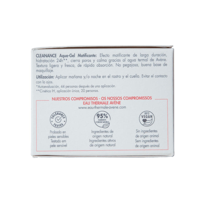 Avene Cleanance Aqua-Gel Matificante Pieles Sensibles 50Ml