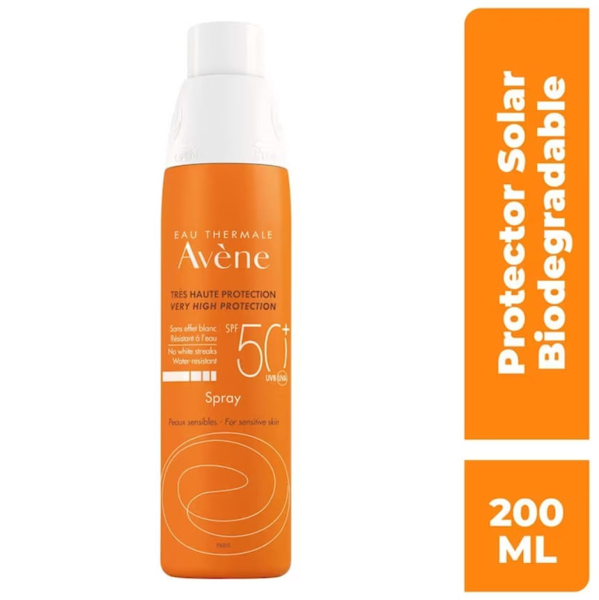 Avene Bloqueador Solar Fps50 Spray 200Ml