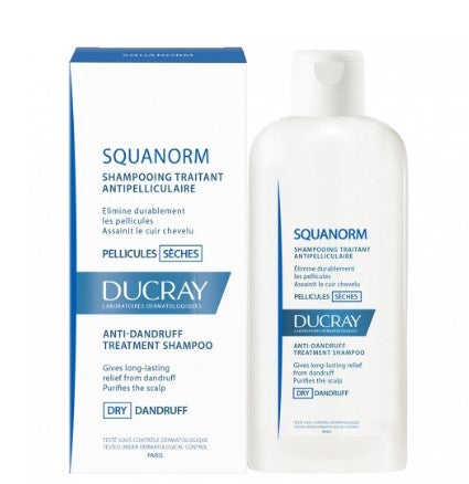 Ducray Squanorm Shampoo Caspa Grasa 200Ml