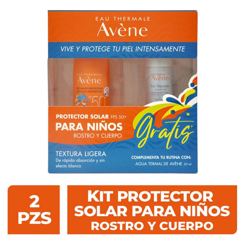 Avene Kit Bloqueador Fps50 Niños+Agua Termal 50Ml - WeCare Pharma