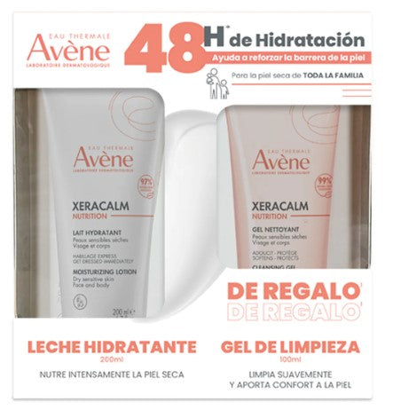 Avene Kit Xeracalm Nutrition Leche Hidratante 200Ml + Gel De Limpieza 100Ml