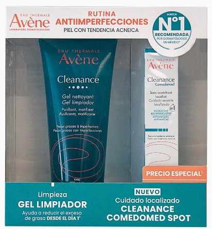 Kit Avene Cleanance Gel Limpiador 200Ml + Cleanance Comedomed Spot 15Ml