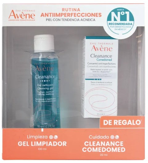 Kit Avene Cleanance Comedomed Crema 30Ml + Cleanance Gel Limpiador 100Ml