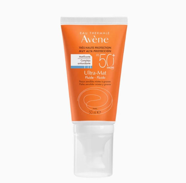 Avene Ultra Mat Fluido Sin Color Fps50 50Ml