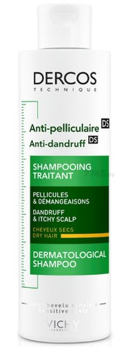 Dercos Shampoo Anticaspa Ds Cabello Seco 200Ml