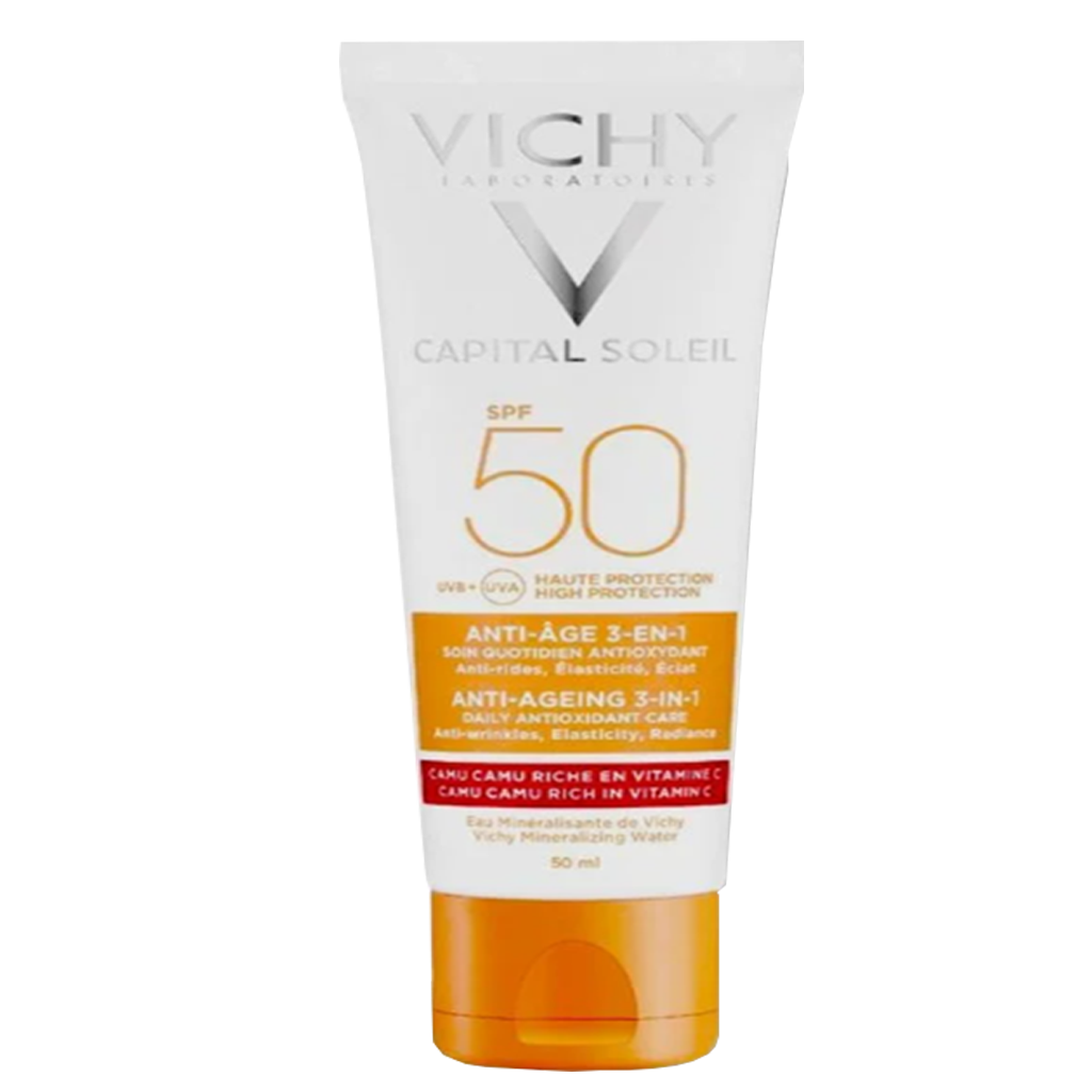 Vichy Capital Soleil Fps50 Antiedad 3En1 50Ml