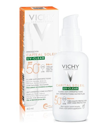 Vichy Protector Solar Anti-Imperfecciones Uv Clear Fps50 40Ml