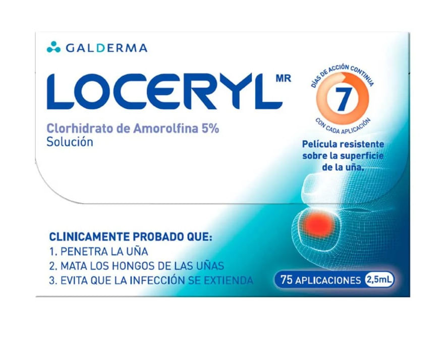 Loceryl Solucion 5% 2.5Ml (Amorolfina)