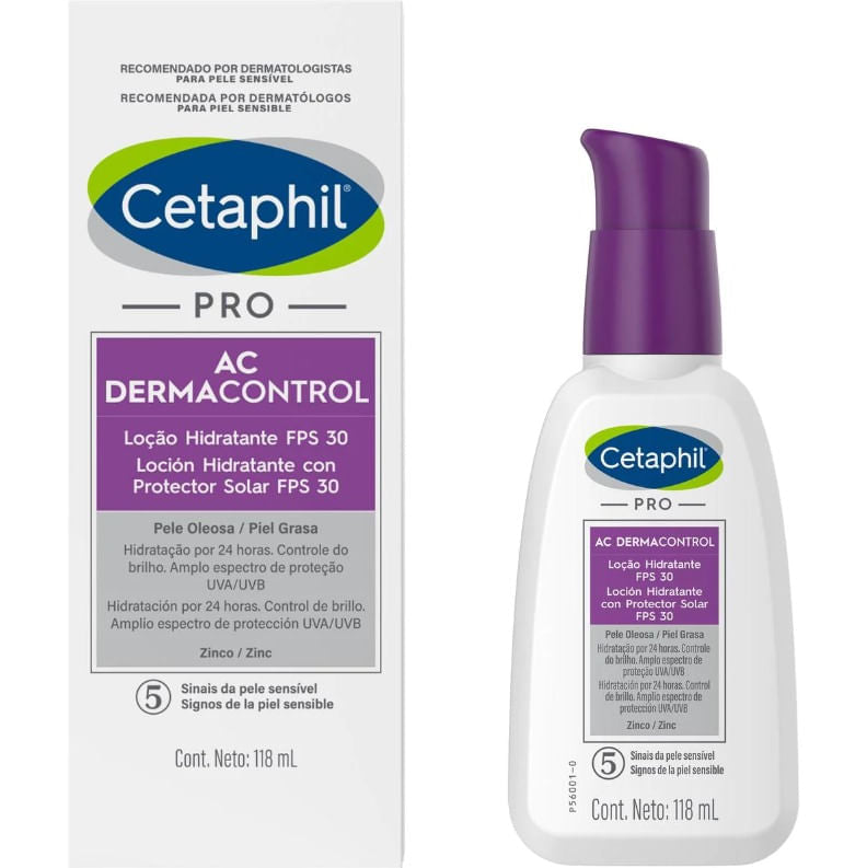 Cetaphil Pro Ac Dermacontrol Loción Hidratante Fps30 118Ml