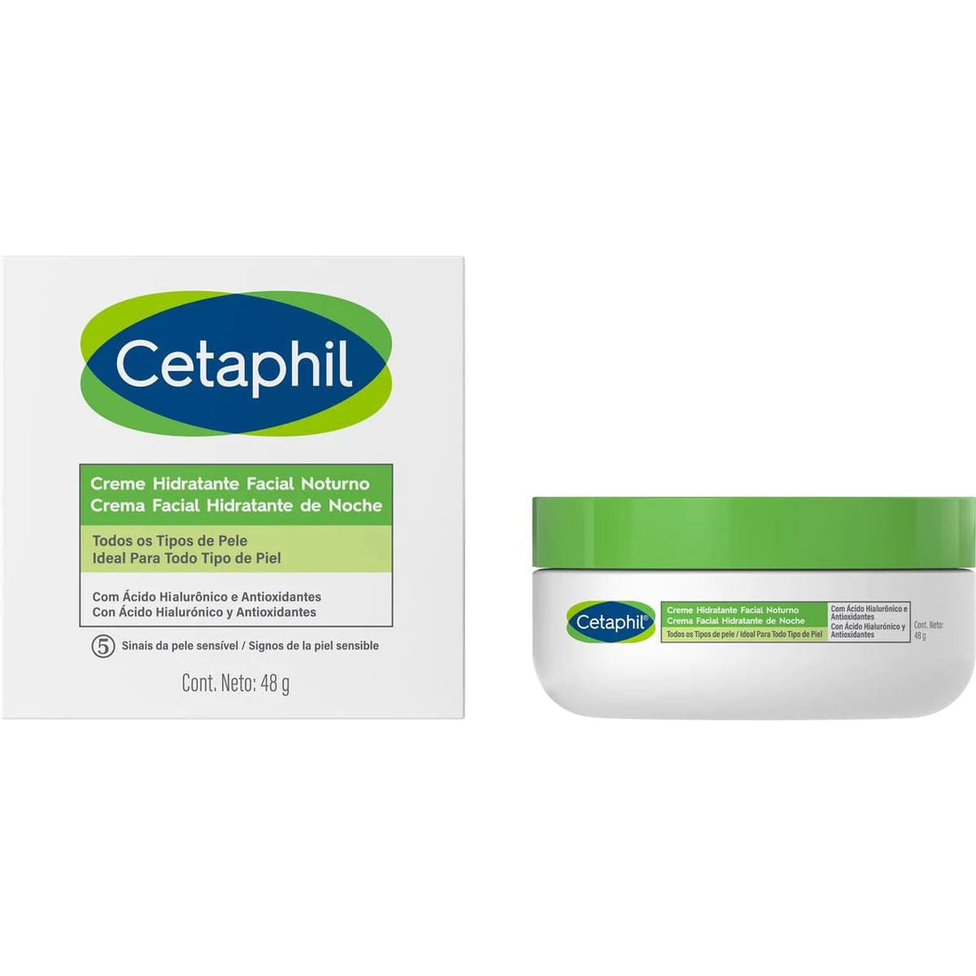 Cetaphil Crema Facial Hidratante De Noche 48G