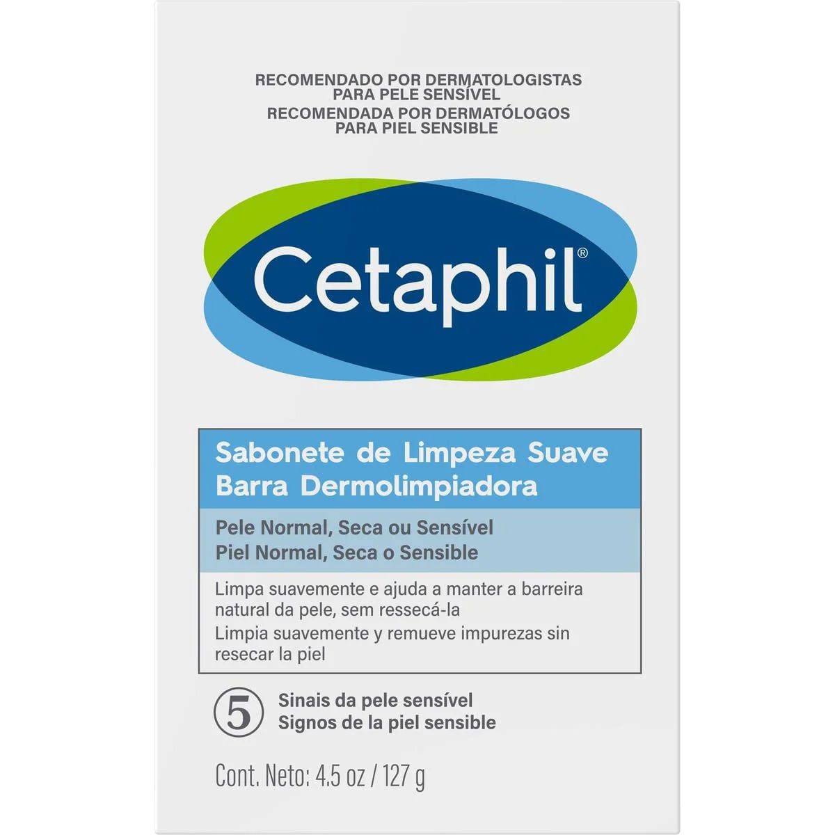 Cetaphil Barra Antibact Dermolimpiadora Suave 127G