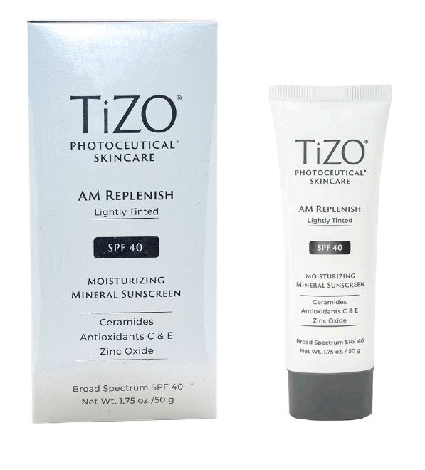 Tizo Photoceutical Am Replenish Fps40 Lightly Tinted 50G