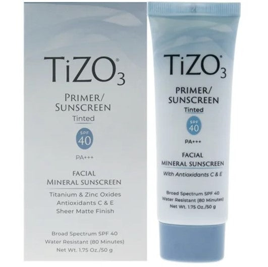 Tizo 3 Primer Sunscreen Facial Mineral Fusion Color Fps40 50G