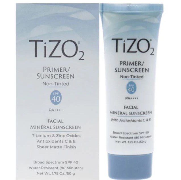 Tizo 2 Primer Sunscreen Facial Mineral Fusion Sin Color Fps40 50G