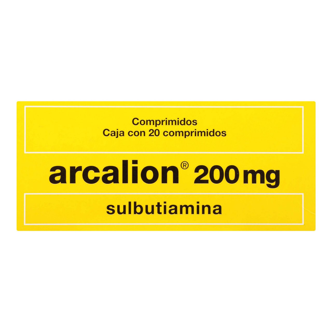 Arcalion 200Mg Con 20 Comprimidos (Sulbutiamina)