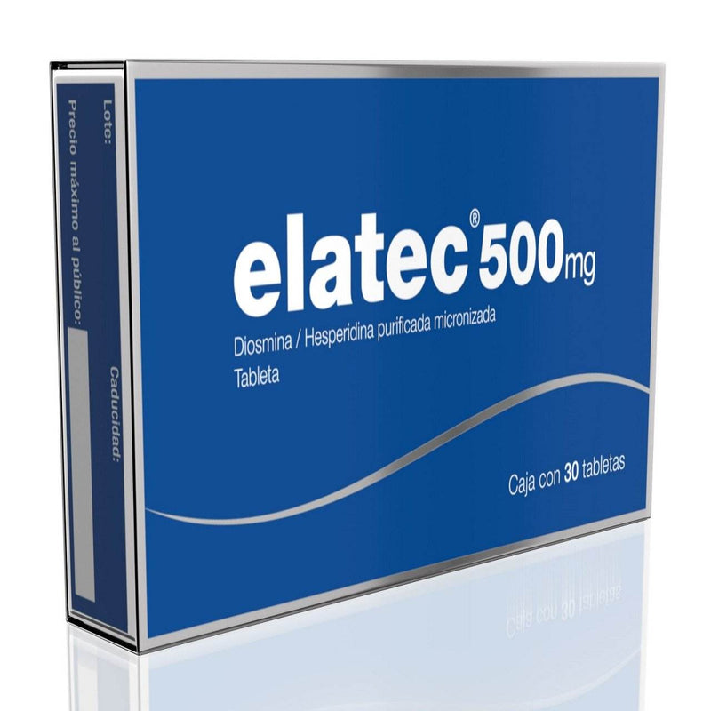 Elatec 500Mg Con 30 Tabletas (Diosmina/Hesperidina) - WeCare Pharma