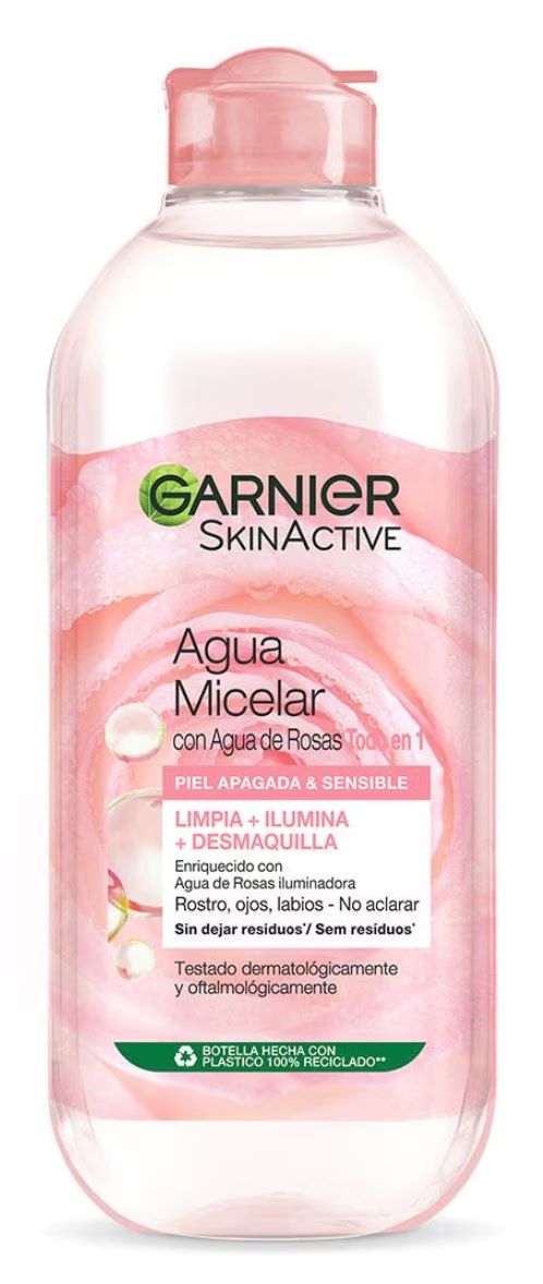 Agua Micelar Garnier Agua De Rosas 400Ml