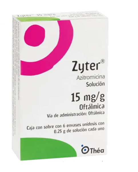 Zyter Gotas 15Mg/G 0.25G Con 6 (Azitromicina)