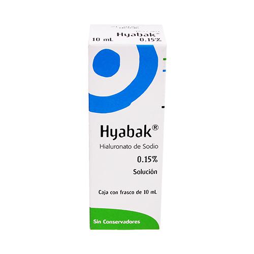 Hyabak Gotas 0.15% 10Ml (Hialuronato De Sodio)