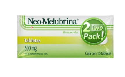 Neo-Melubrina Duo 500Mg Con 10 Tabletas (Metamizol Sodico)