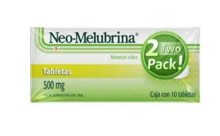 Neo-Melubrina Duo 500Mg Con 10 Tabletas (Metamizol Sodico) - WeCare Pharma