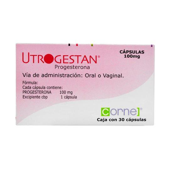 Utrogestan 100Mg Con 30 Capsulas (Progesterona)