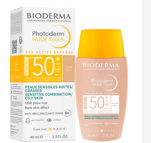 Bioderma Photoderm Nude Touch Tono Claro Fps5040Ml