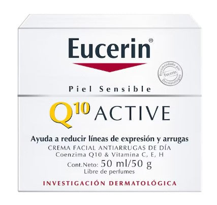 Crema Facial Q10 Active Piel Sensible Eucerin 50Ml