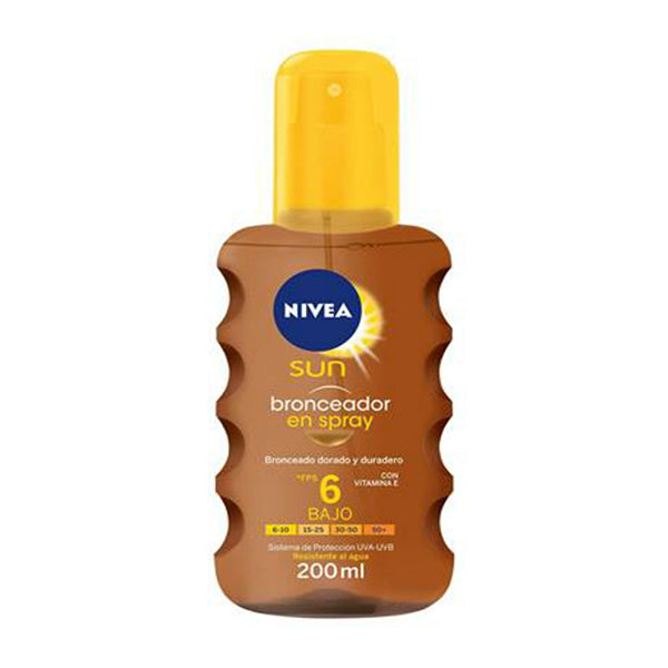 Bronceador Nivea Sun Fps6 Spray 200Ml