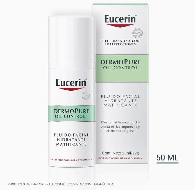 Eucerin Fluido Dermo Pure Oil Mat Control 50Ml