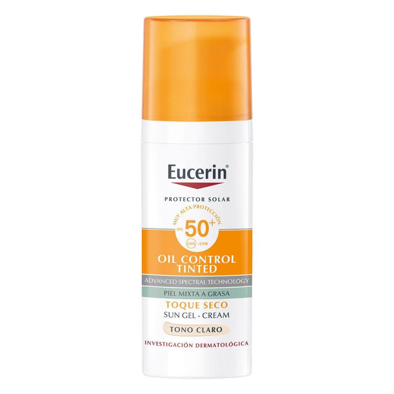 Eucerin Sun Face Oil Control Tono Claro Fps50 50Ml