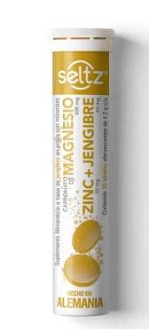 Magnesio/Zinc/Jengibre Efervecente V 4.2G Con 20 Seltz Tabletas - WeCare Pharma