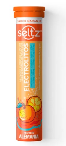 Electrolitos Efervecente V 6.2G Con 13 Naranja Seltz Tabletas