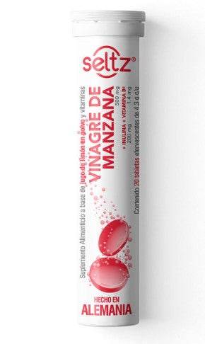 Vinagre De Manzana/Inulina/Vitamina B6 Efervecente V 4.3G Con 20 Seltz Tabletas - WeCare Pharma