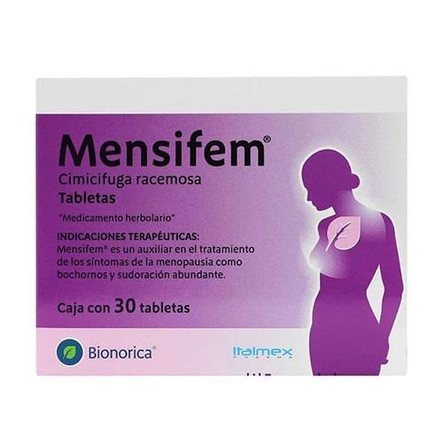 Mensifem 20Mg Con 30 Tabletas (Cimicifuga Racemosa)