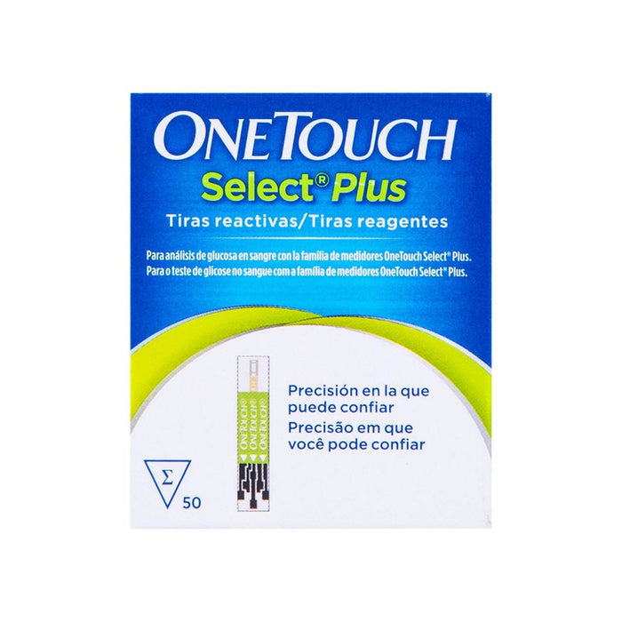 Onetouch Select Plus Tiras Reactivas Con 50 - WeCare Pharma