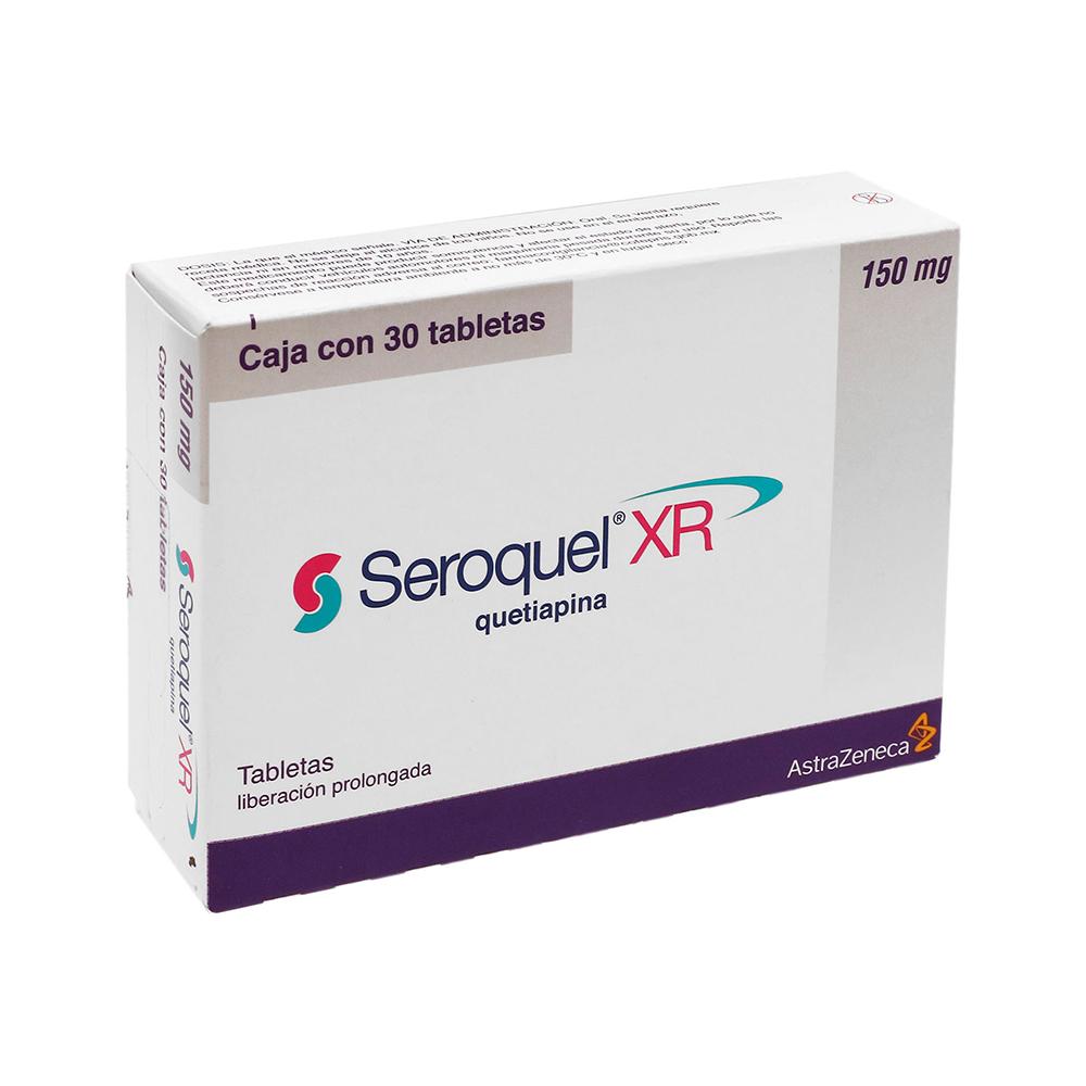 Seroquel Xr 150Mg Con 30 Tabletas (Quetiapina)