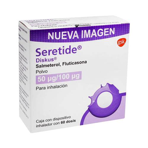 Seretide Diskus Polvo 50Mcg/100Mcg 60D (Salmeterol/Fluticasona) - WeCare Pharma