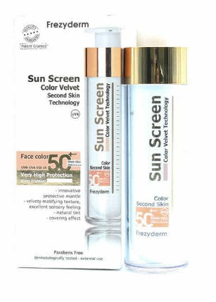 Frezyderm Sun Screen Velvet Color Fps50 50Ml