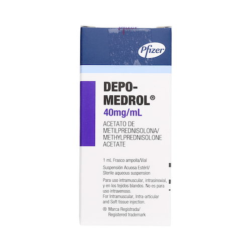 Depo-Medrol Frasco 40Mg Con 1 Ampulas (Metilprednisolona)