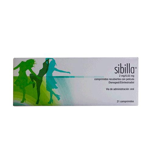 Sibilla 2Mg/0.03Mg Con 21 Tabletas (Dienogest/Etinilestradiol)