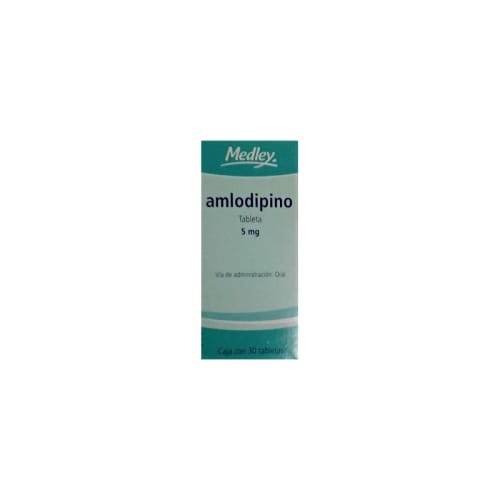 Amlodipino 5Mg Con 30 Medley Tabletas - WeCare Pharma