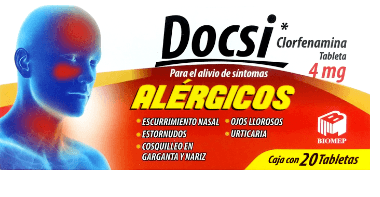 Docsi 4Mg Con 20 Tabletas (Clorfenamina) - WeCare Pharma